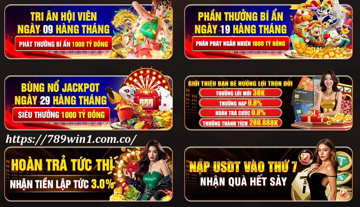 Khuyến mãi hấp dẫn tại 789win